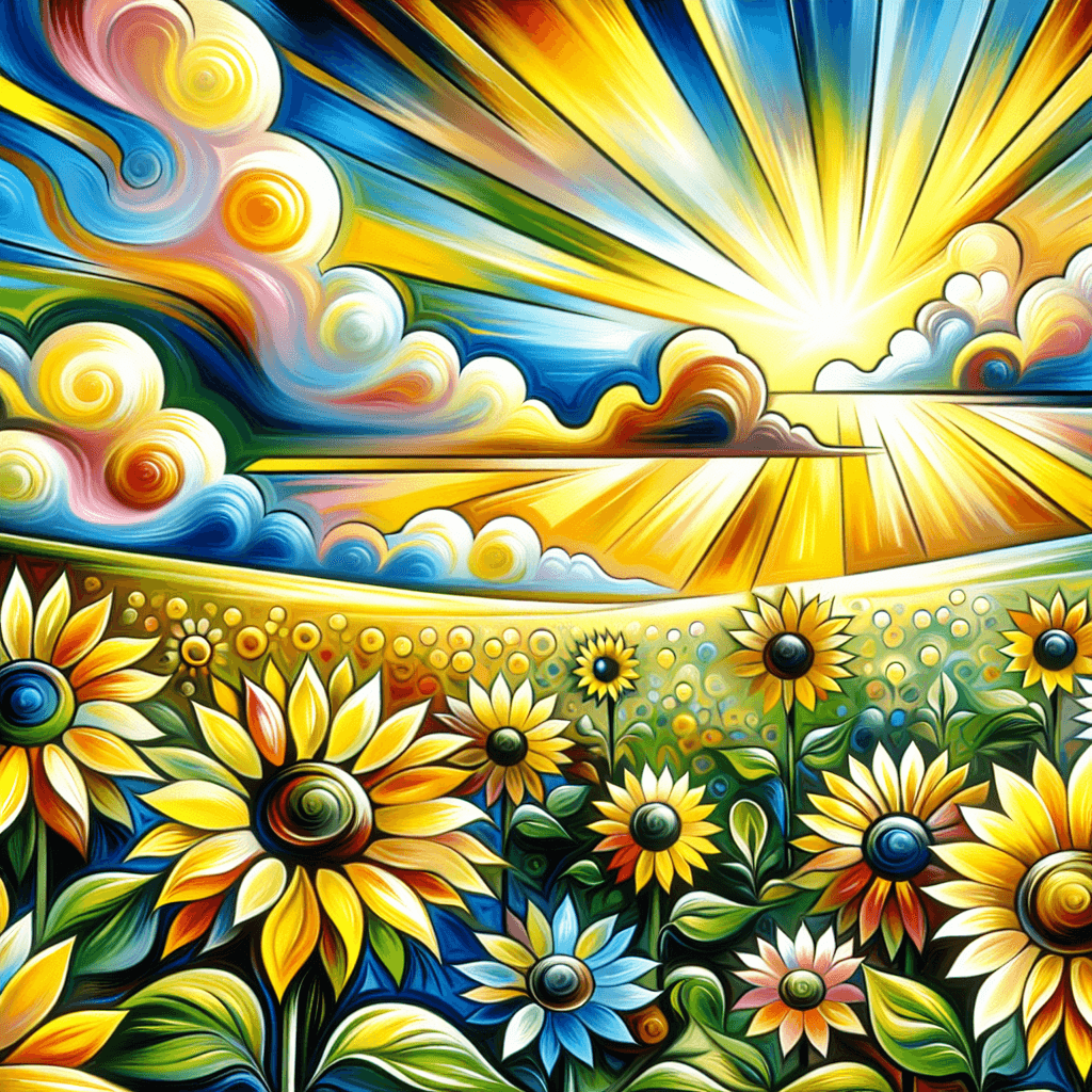 Sunflower Meadow Joy Paint By Numbers