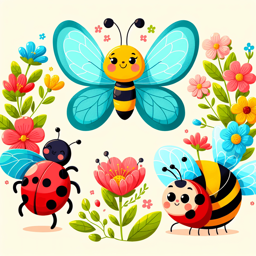 Cute Insects - DIY Painting By Numbers Kit – Artistry Rack