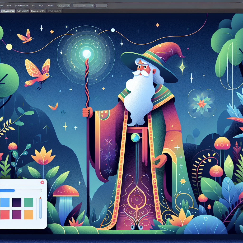 Wizard's Mystical Journey Paint By Numbers