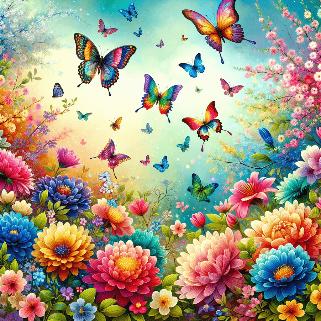 Colorful Garden Adventure Paint By Color