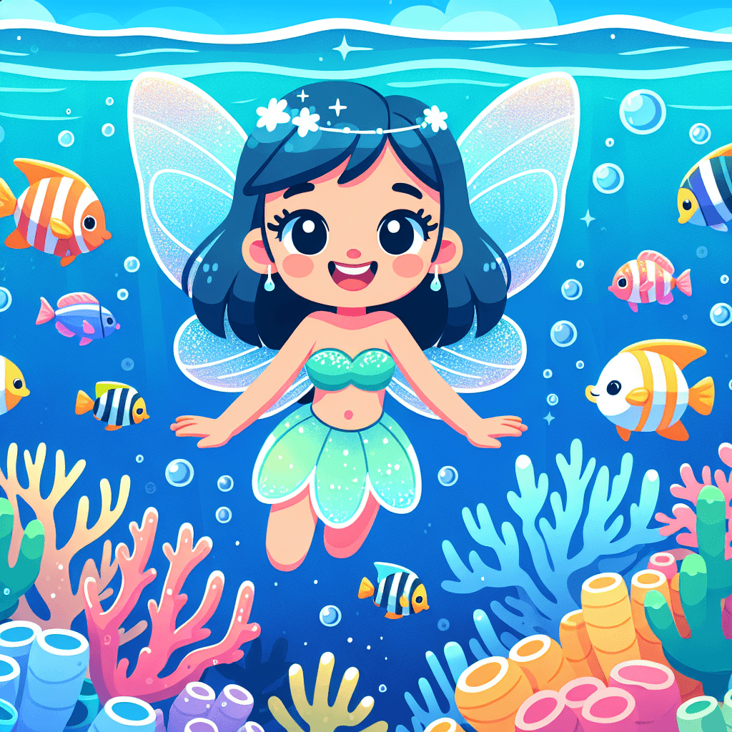 Underwater Fairy Adventure Paint By Number