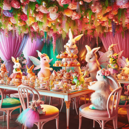 Delightful Tea Party Adventure Number Painting