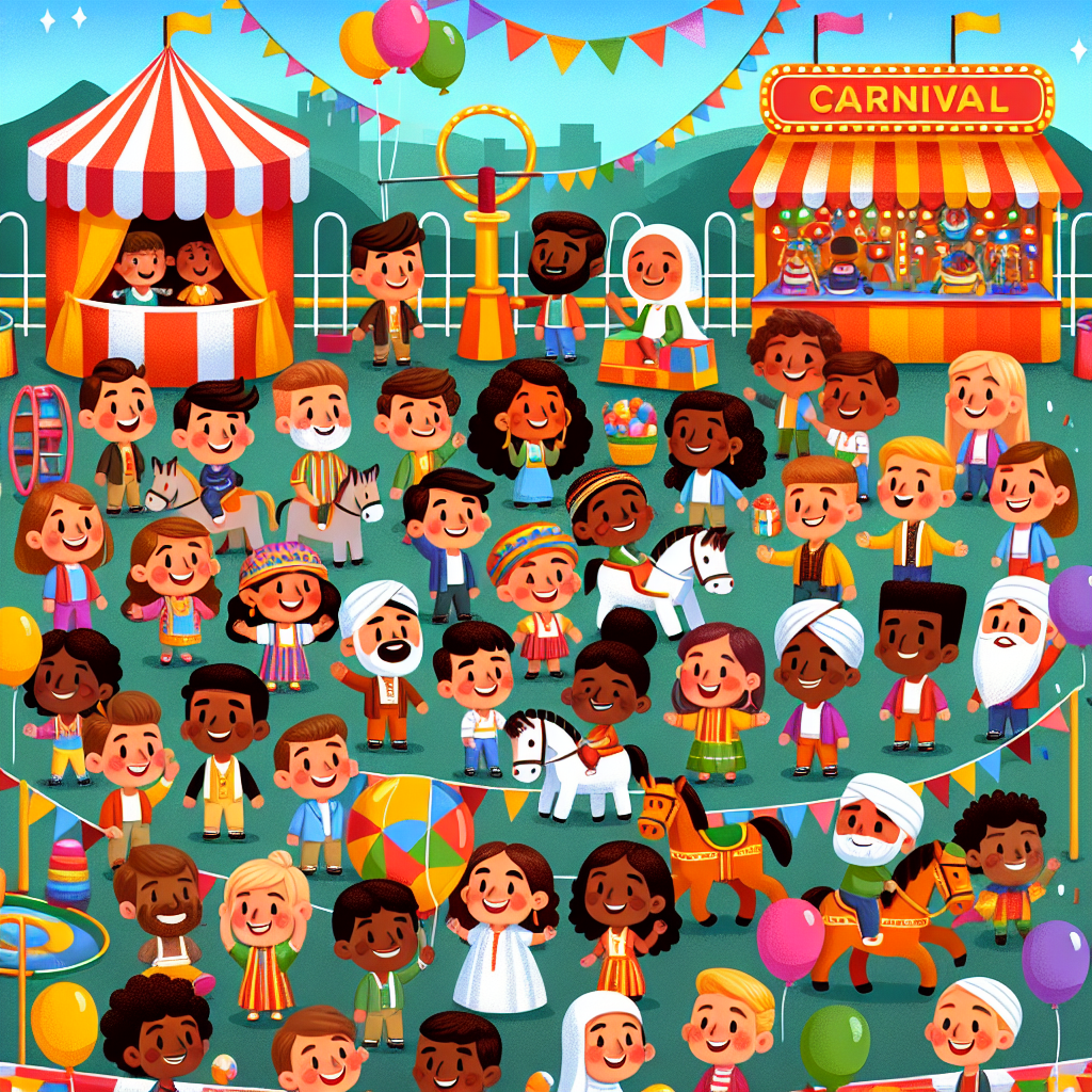 Cheery Carnival Fun Paint By Numbers Art