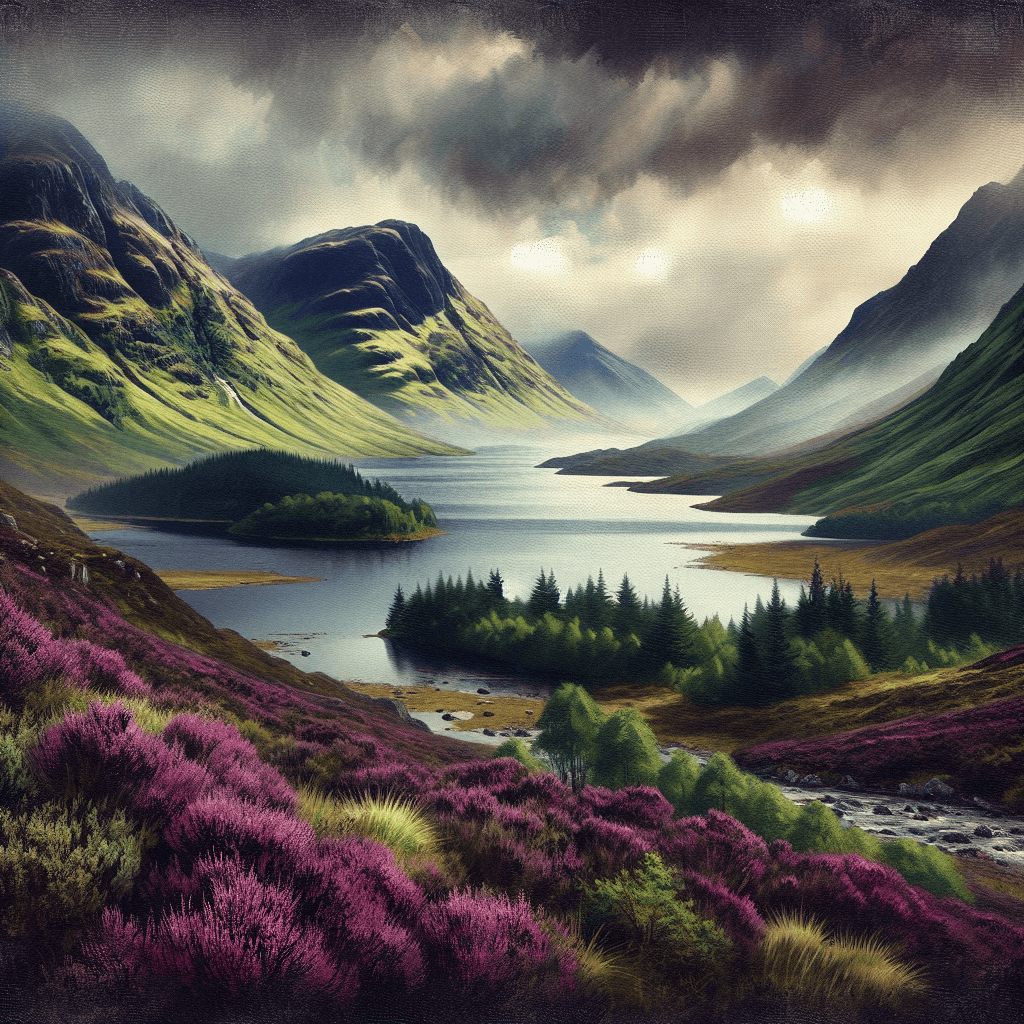 Scottish Highlands Escape Painting By Numbers Kit