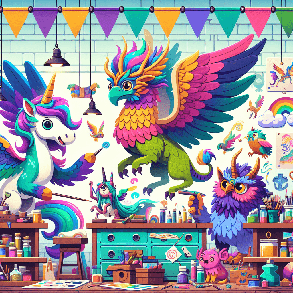 Fantasy Creature Workshop Paint By Color
