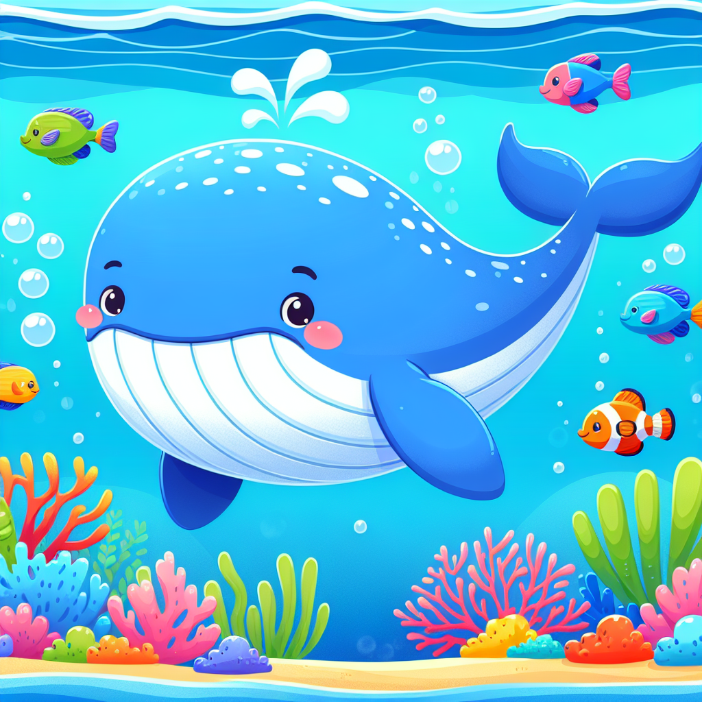 Wonderful Whale Paint By Numbers Art