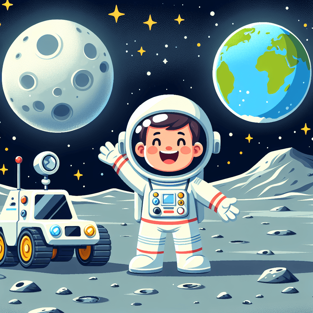 Lunar Adventure Voyage Paint By Numbers Art