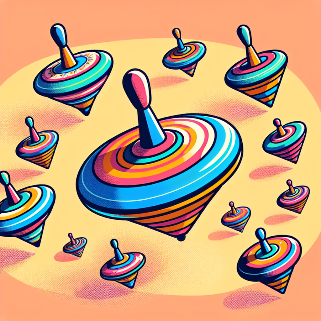 Spinning Tops Paint By Numbers Kits