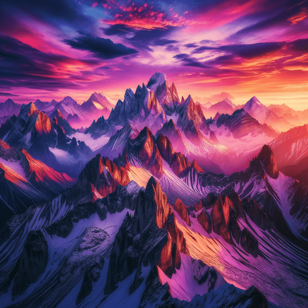 Mystical Mountain Views Painting By Numbers Kit