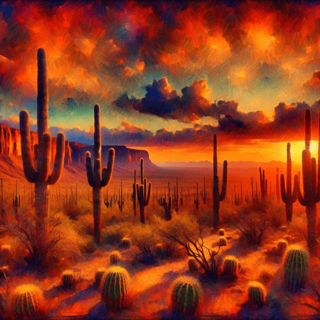 Southwestern Desert Mirage Paint By Numbers Art
