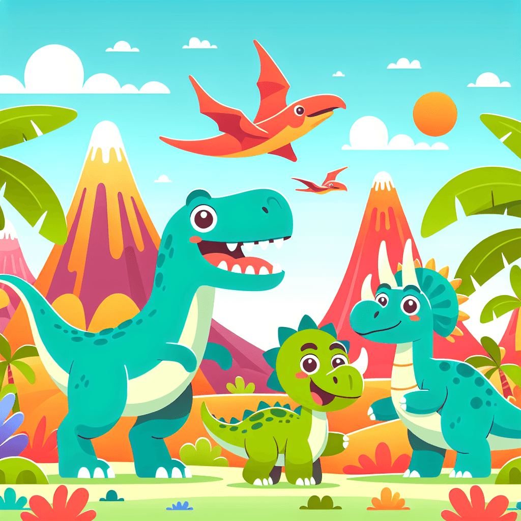 Jolly Dinosaur Safari Painting By Numbers Kit