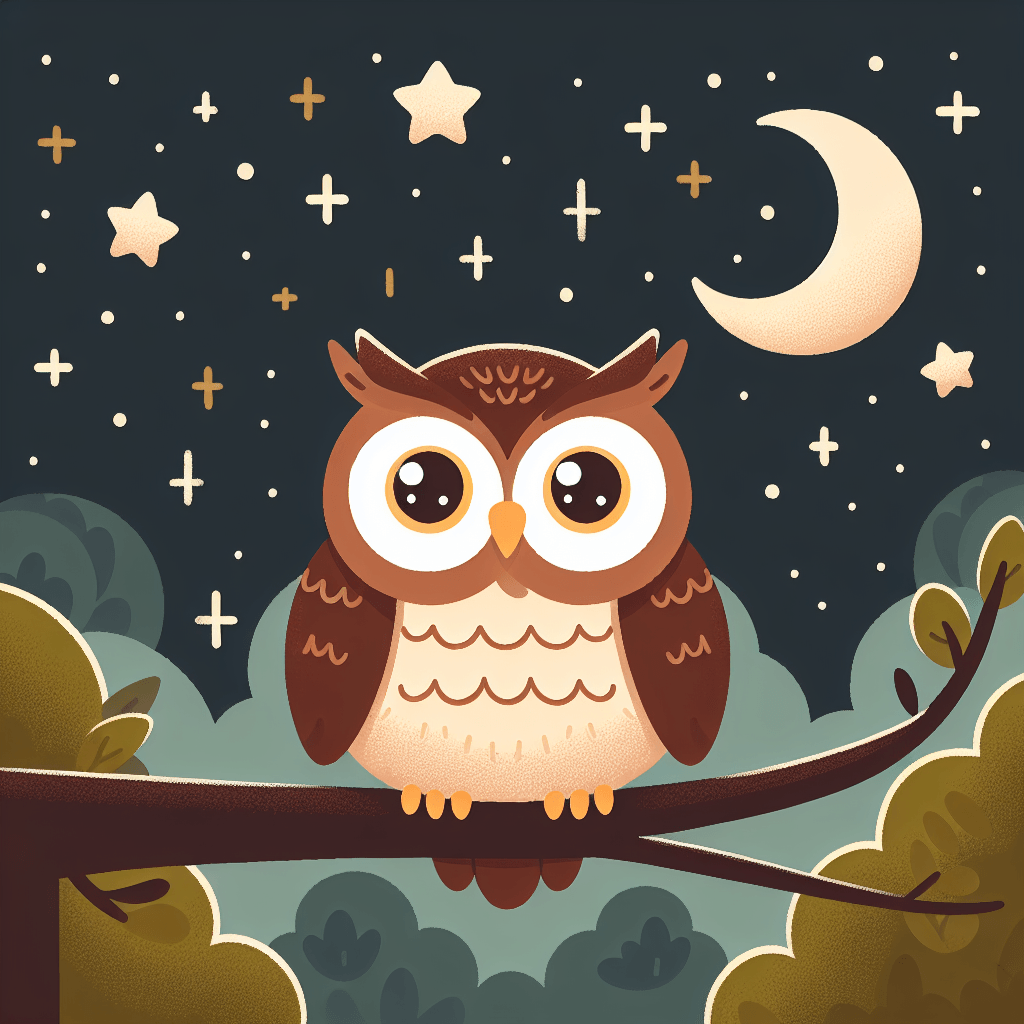 Magical Night Owl Numbered Painting Kits