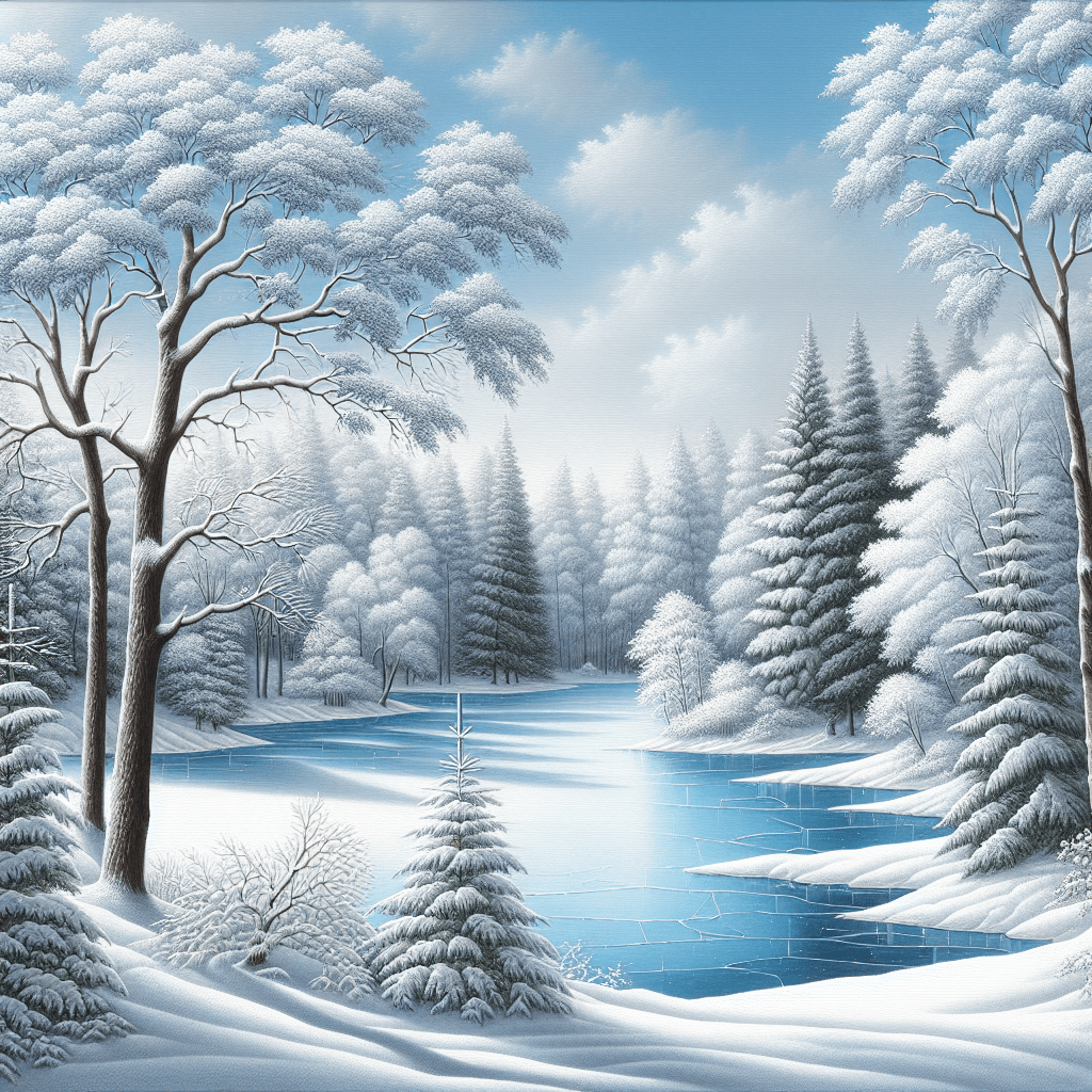 Mystical Winter Wilderness Paint By Numbers Kits