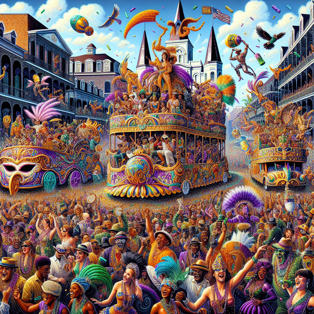 New Orleans Mardi Gras - United States Painting By Numbers Kit