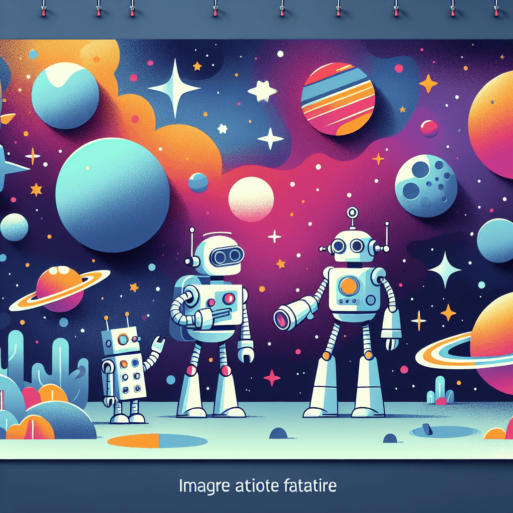 Robots In Space Adventure Painting Number Kit