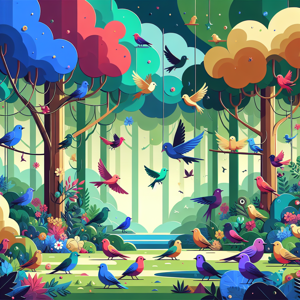 Fantasy Feathered Friends DIY Paint By Numbers