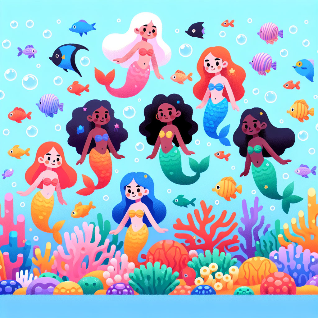Mystical Mermaid Reef Paint By Numbers
