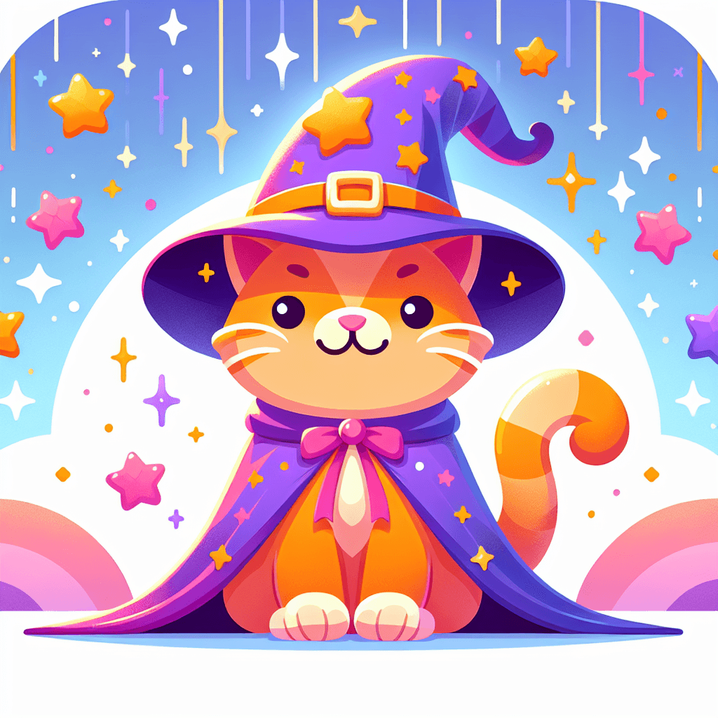 Friendly Wizard Cat Paint By Numbers Kits