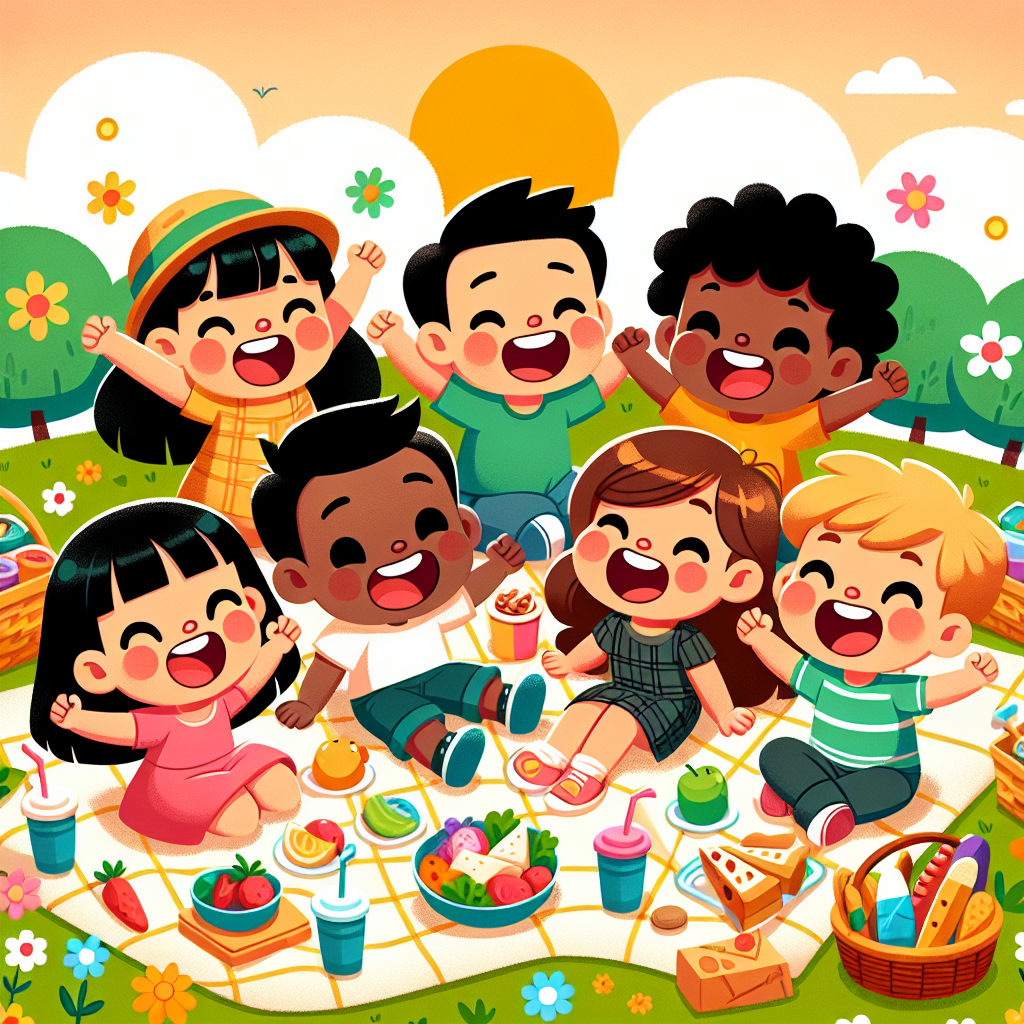 Sunny Picnic Paradise Numbered Painting Kits