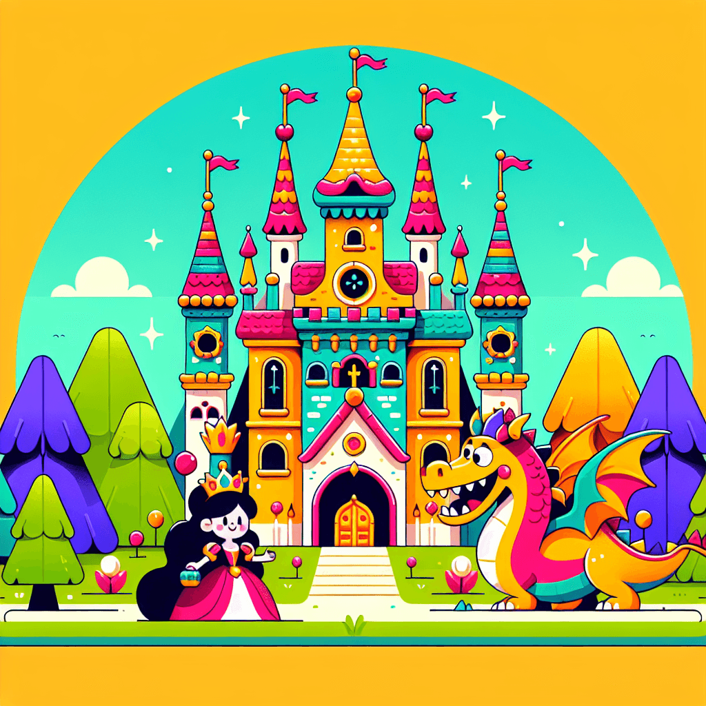 Magical Fairytale Kingdom Paint By Color