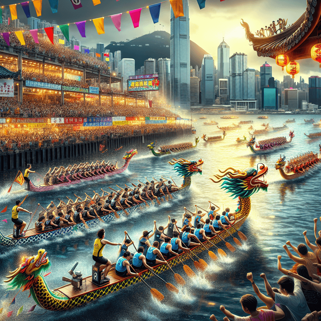 Hong Kong Dragon Boat Festival Paint By Number
