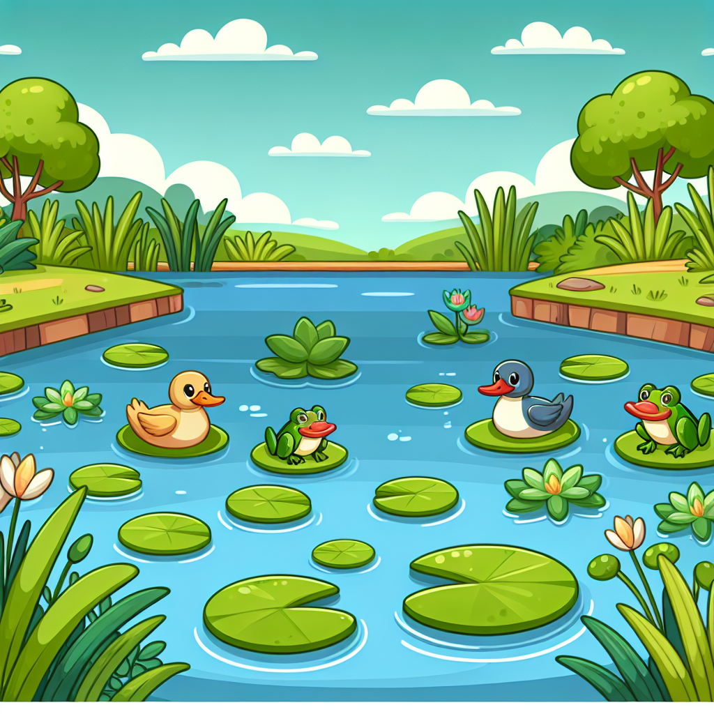 Peaceful Pond Life Paint By Number