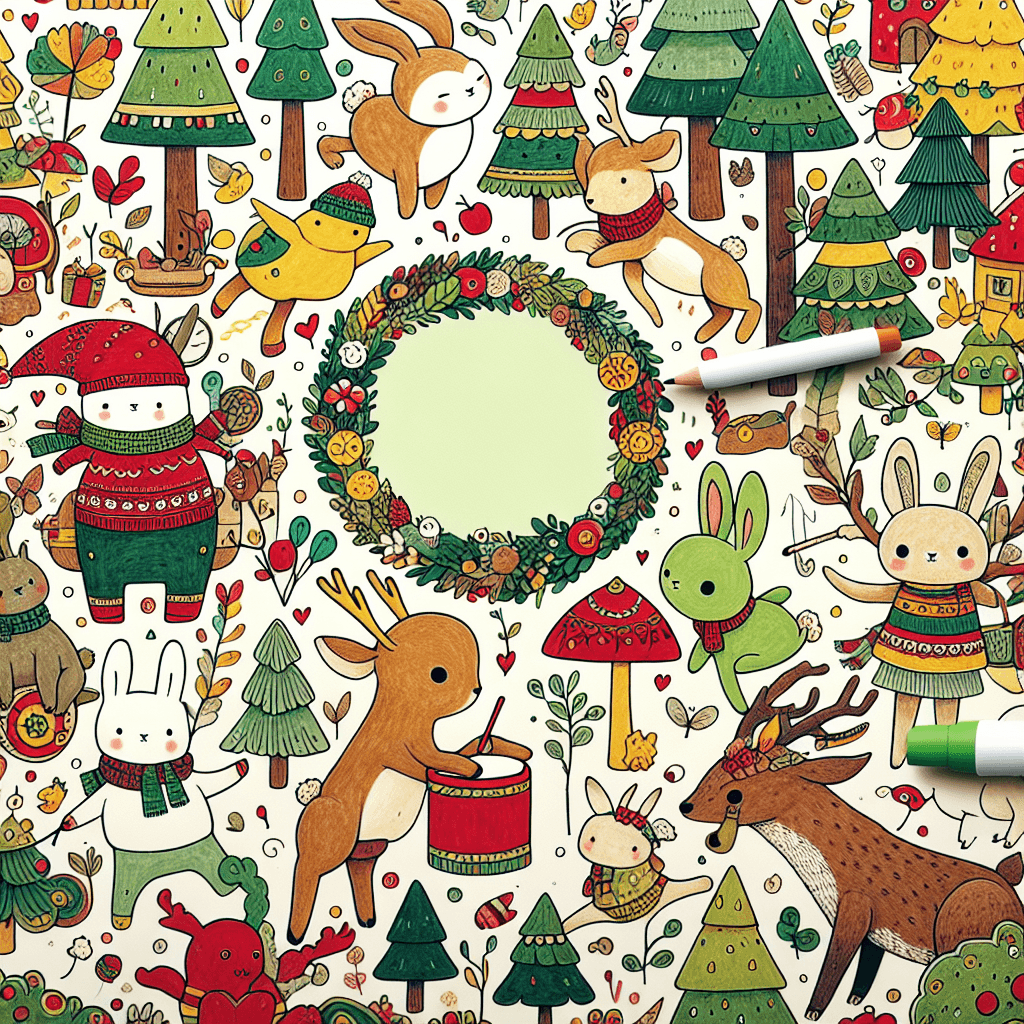 Magical Woodland Festival Paint By Number