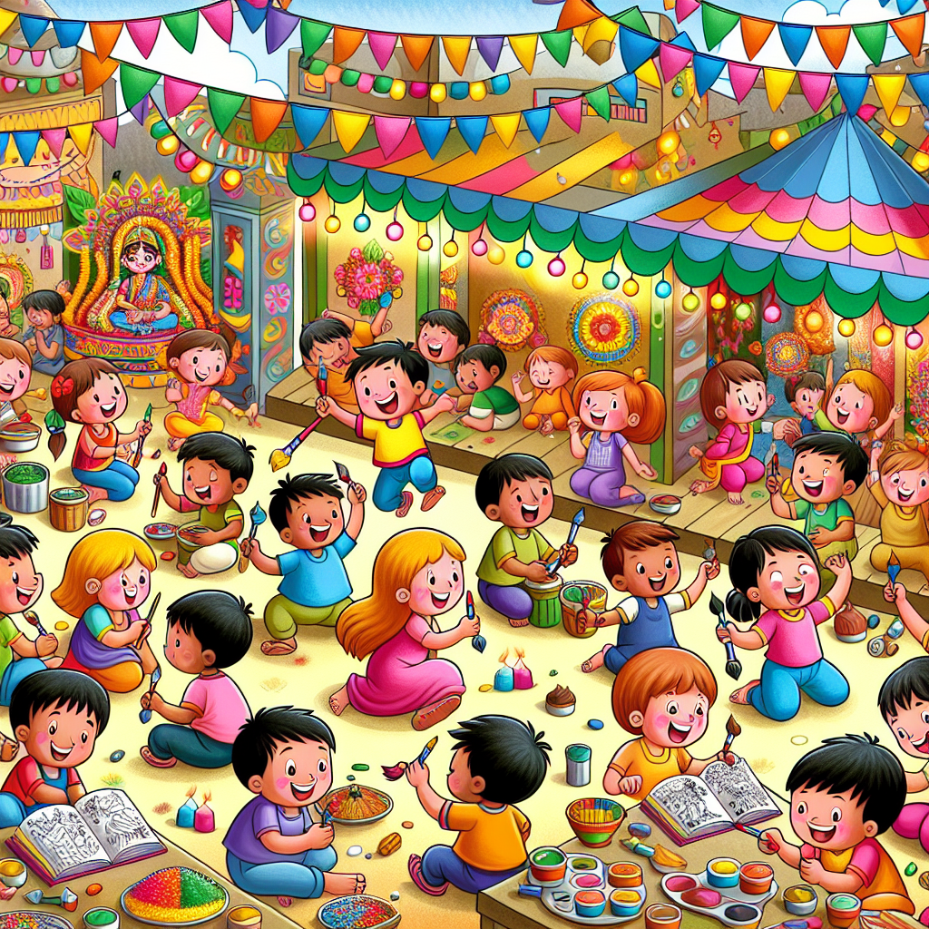 Fabulous Festival Of Colors Paint By Number