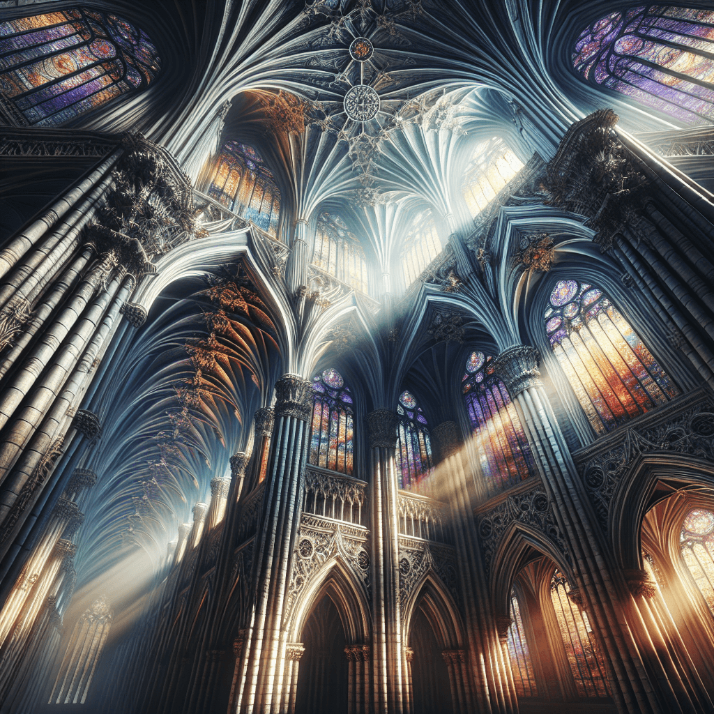 Gothic Cathedral Mystique Number Painting