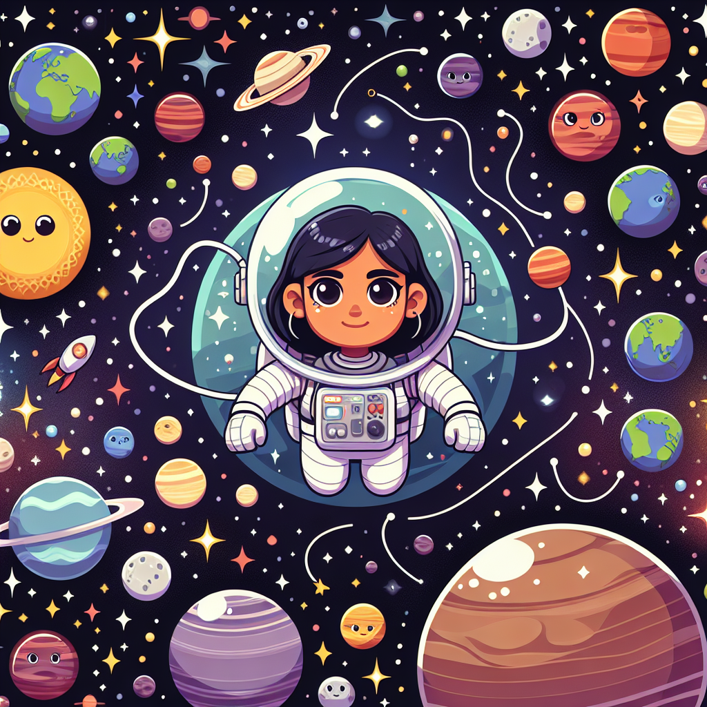 Space Cadet's Mission Paint By Color