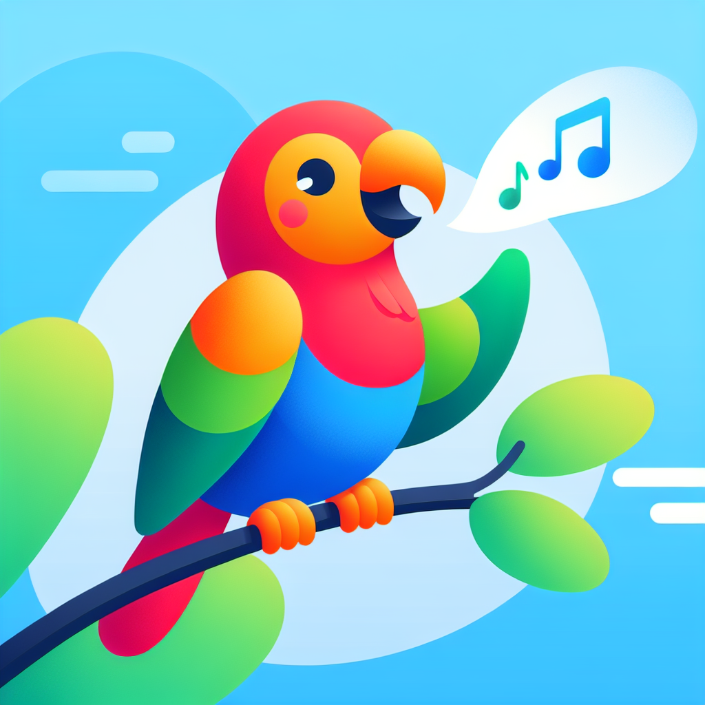 Musical Parrot Numbered Painting Kits