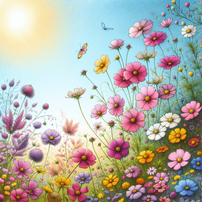Sunny Meadow Days Paint By Number