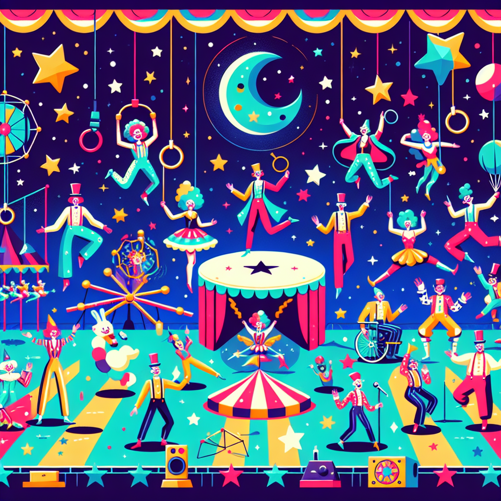 Celestial Circus Spectacle Paint By Color