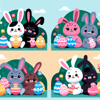 Easter Egg Hunt Paint By Number