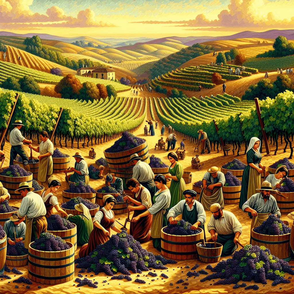 Rioja Wine Harvest Festival - Logroño Number Painting