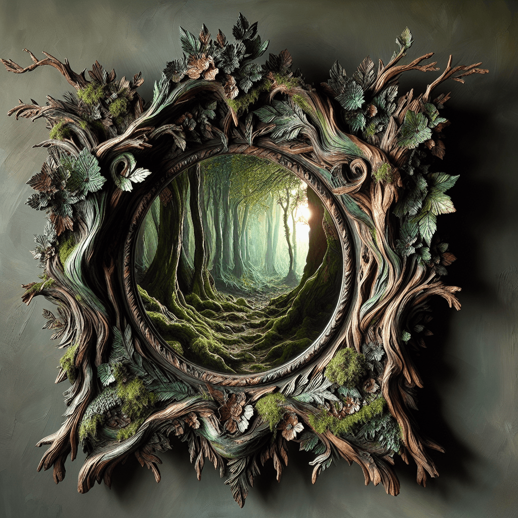 Enchanted Forest Mirror Numbered Painting Kits