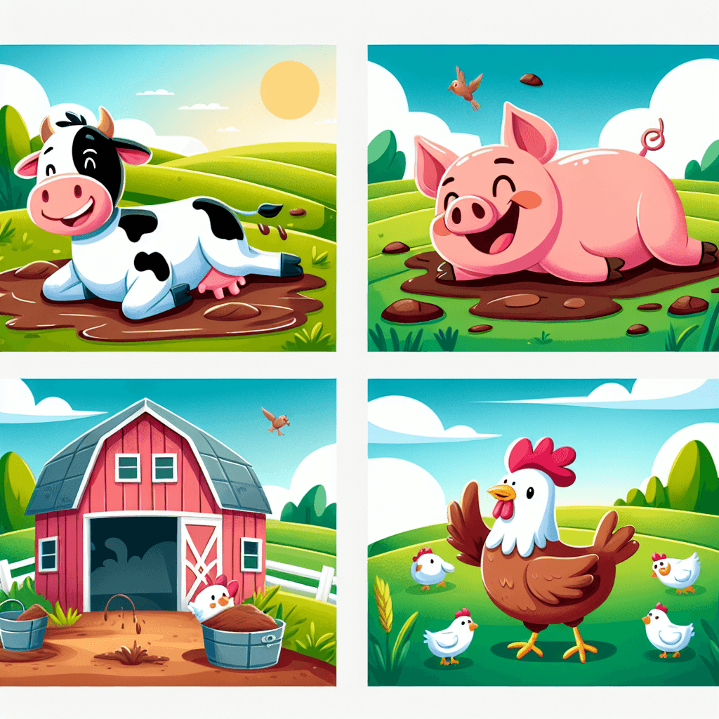Charming Farmyard Fun Number Painting
