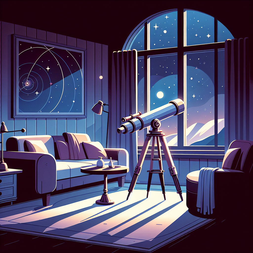 Dreamy Star Gazer's Room Painting Number Kit