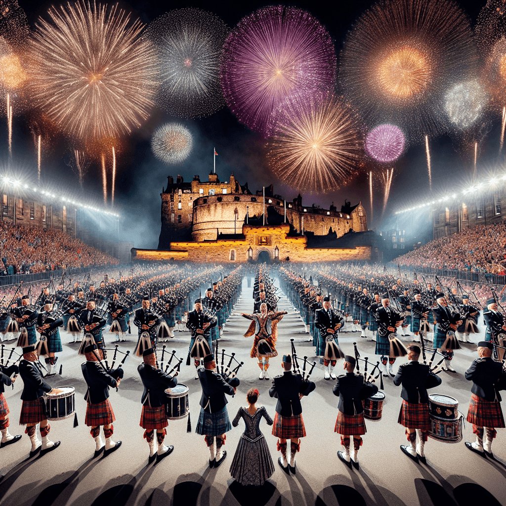 Edinburgh Military Tattoo - Edinburgh, Scotland Paint By Number