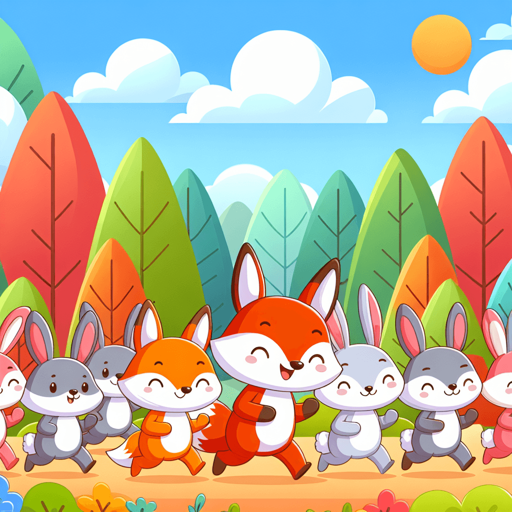 Woodland Creature Parade Paint By Number