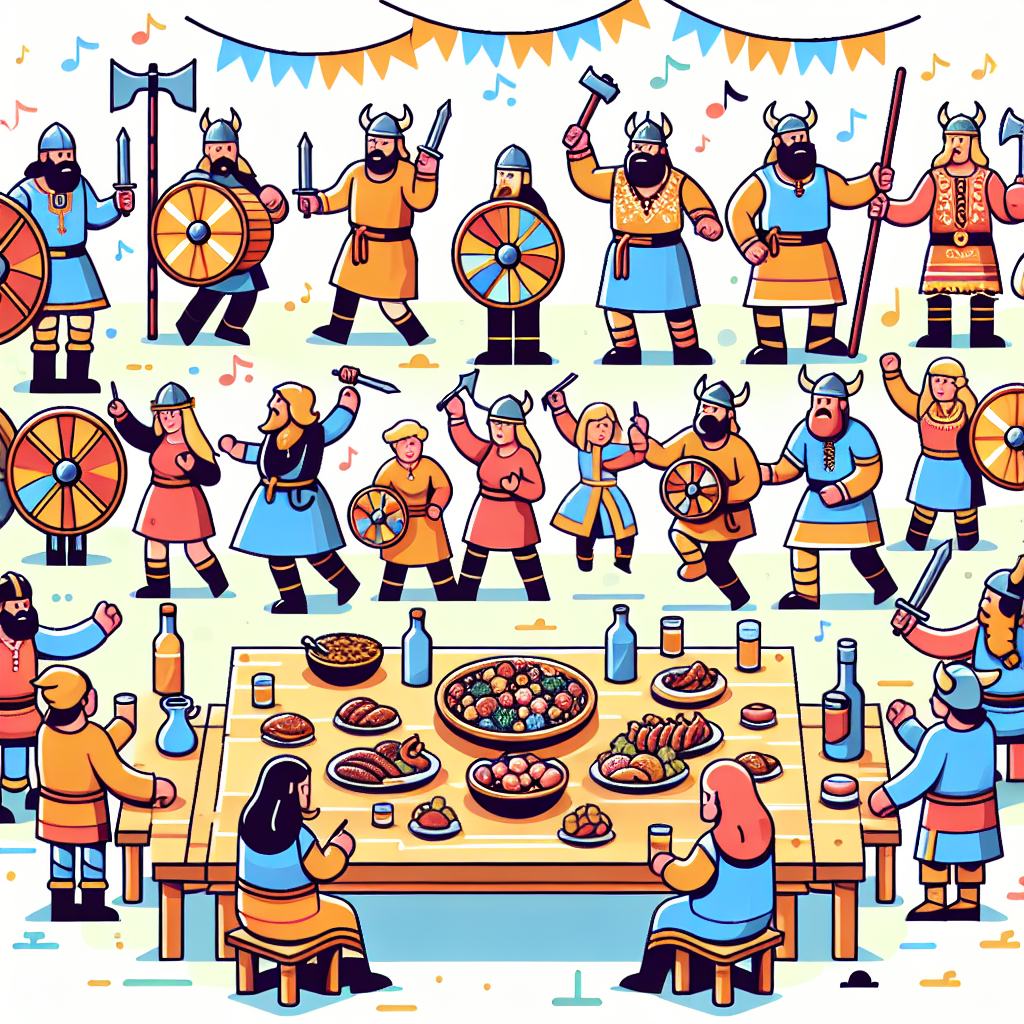 Viking Festival Feast Numbered Painting Kits