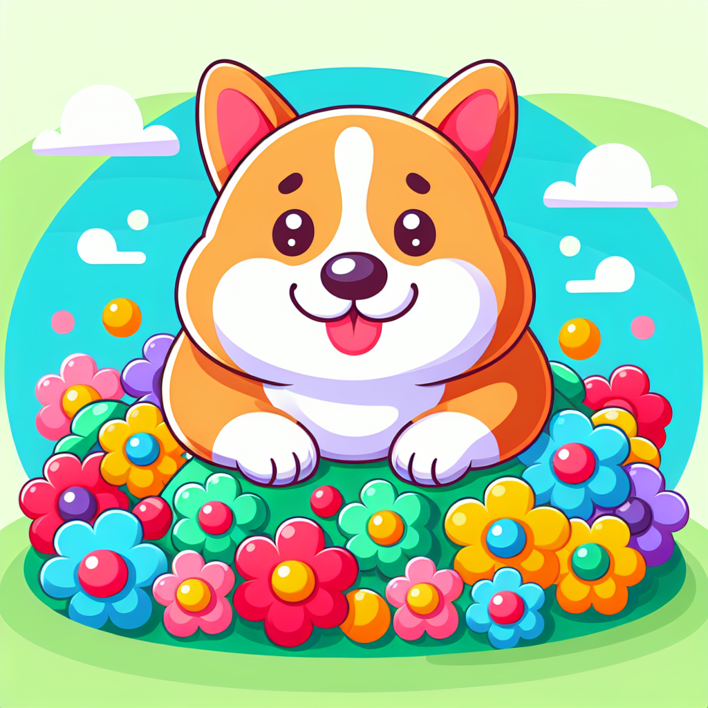 Cheerful Corgi Painting By Numbers Kit