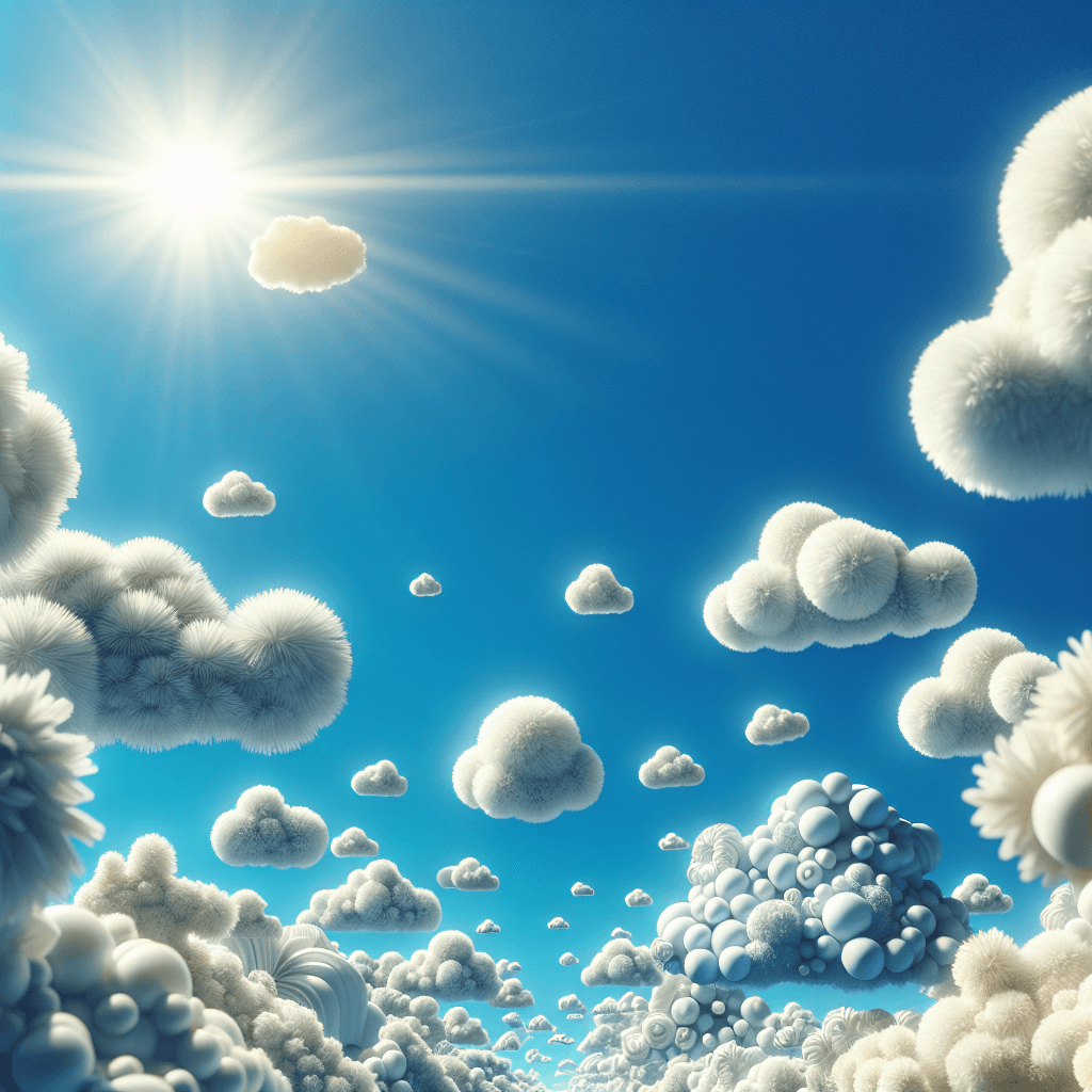 Whimsical Cloud Parade Painting Number Kit