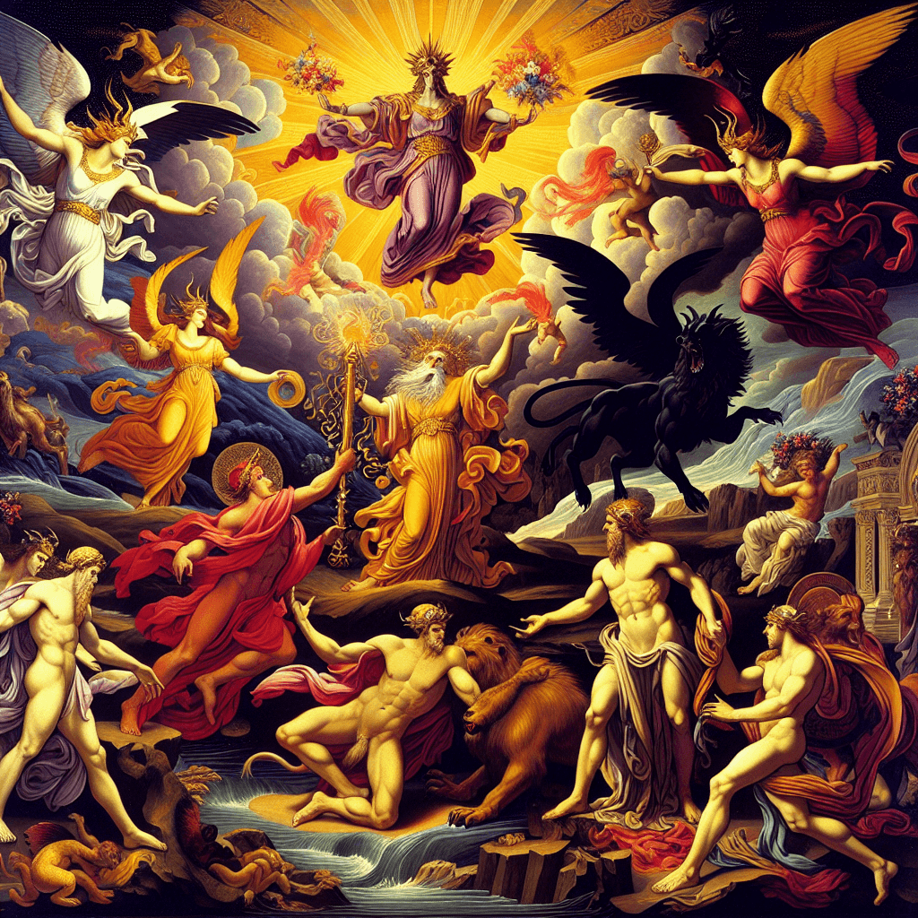 Ancient Mythology Marvel Paint By Numbers Art