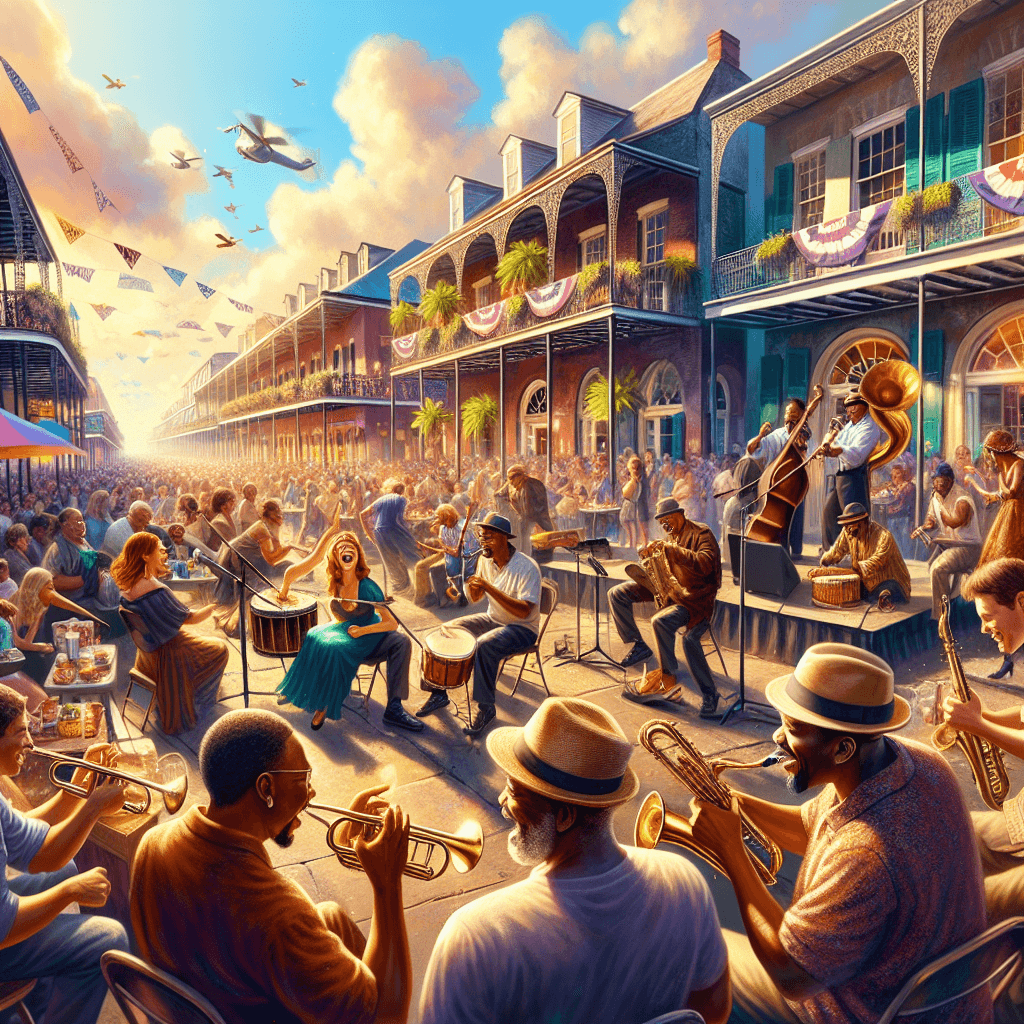 New Orleans French Quarter Festival - New Orleans DIY Paint By Numbers