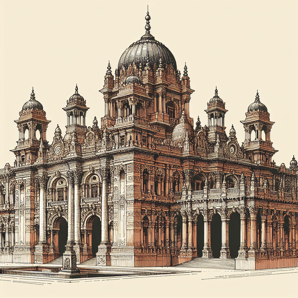 Historic Landmark Architecture Numbered Painting Kits