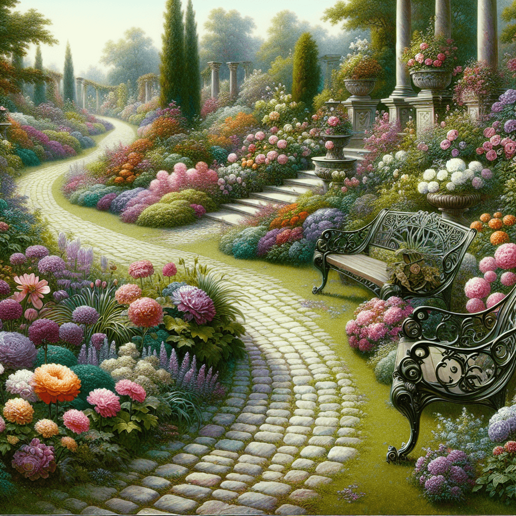 Victorian Garden Whispers Numbered Painting Kits