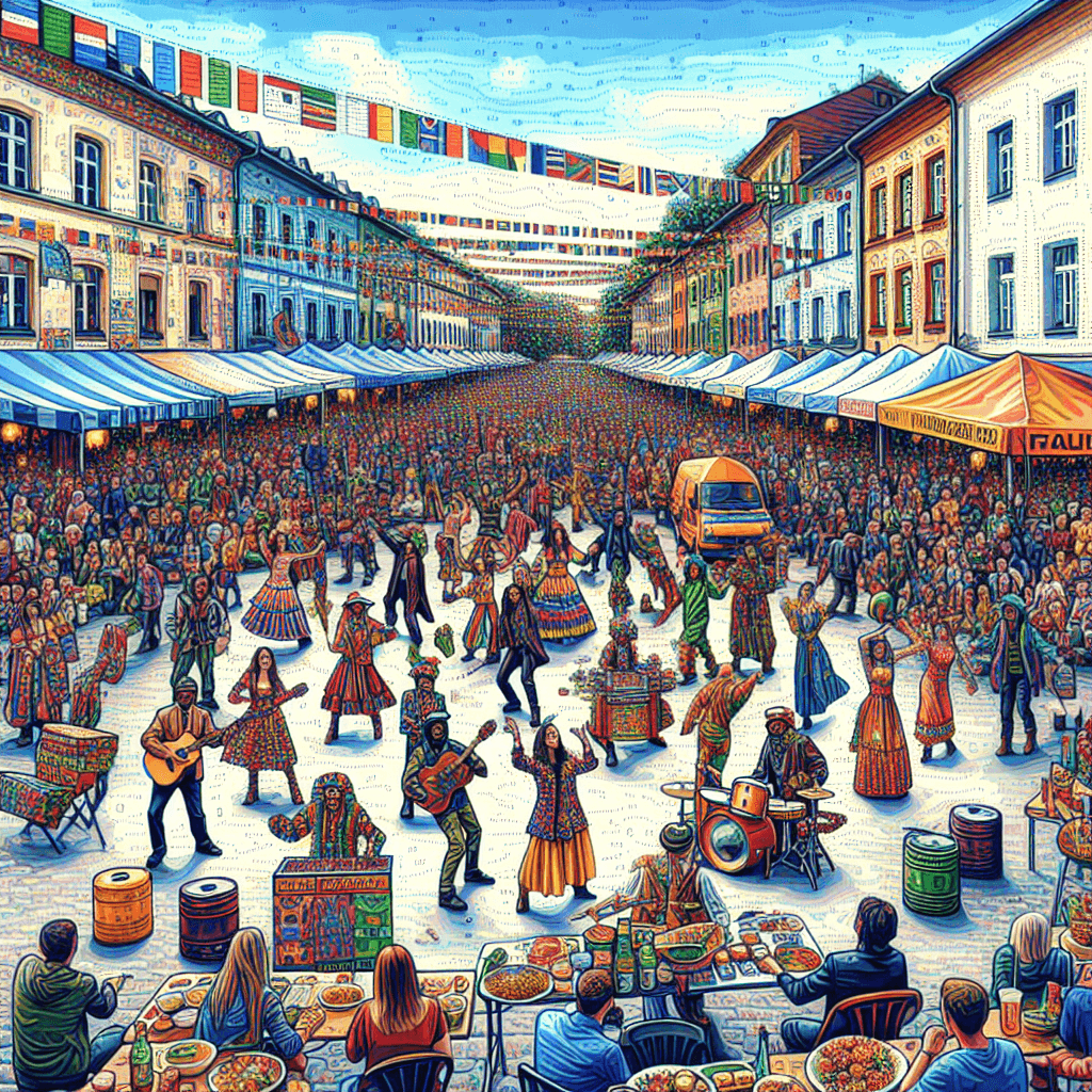 International Street Performers Festival Paint By Color