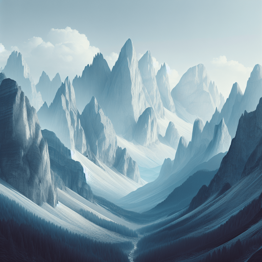 Mountain's Majestic Serenity Painting By Numbers Kit