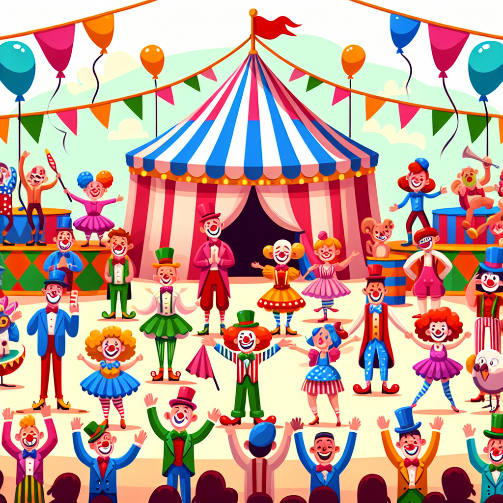The Great Circus Extravaganza Paint By Numbers
